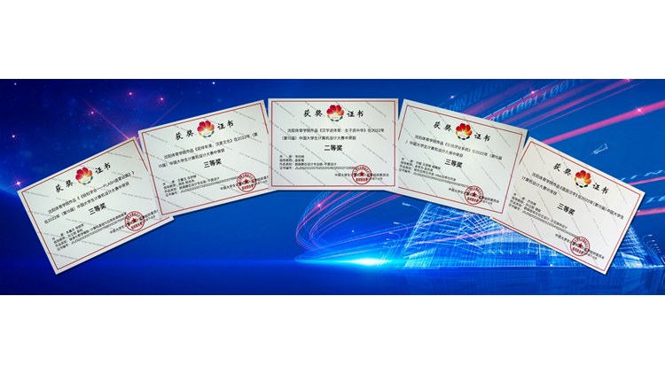 我校学生在2022年中国大学生计算机设计大赛中获奖