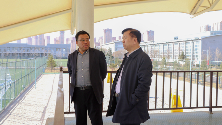 吉林体育学院党委书记郑永奎一行来我校参观调研