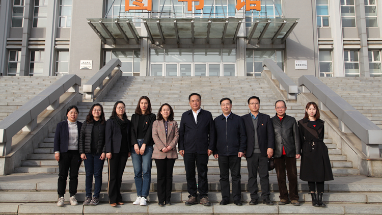 省期刊协会会长张启智一行来校调研指导学报工作