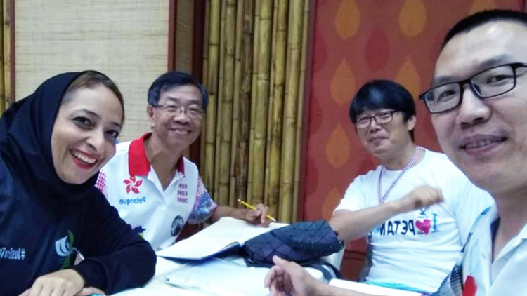 教师田卫疆赴泰国参加亚洲掷球运动教练员培训