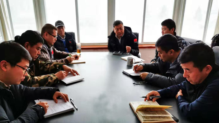 副院长唐广宁到雪上运动中心（白清寨校区）指导工作