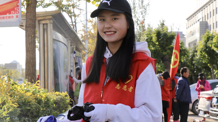 我校青年志愿者协会配合苏家屯团区委开展志愿服务活动