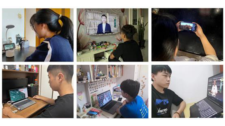 全校学生同上“开学第一课”——“感受家乡新变化 喜迎党的二十大”“云直播活动