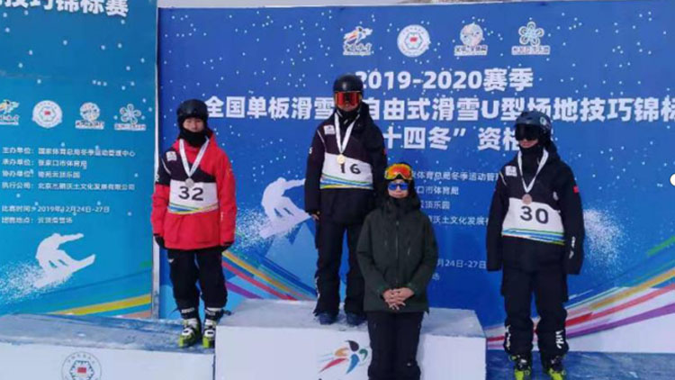 我校运动员在2019-2020全国自由式滑雪U型场地锦标赛暨“十四冬”资格赛中获佳绩