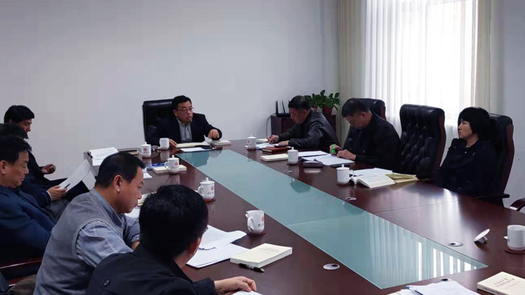 党委理论学习中心组进行集体学习